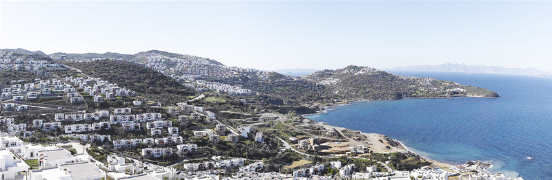 Panoramic views from Azure Villas