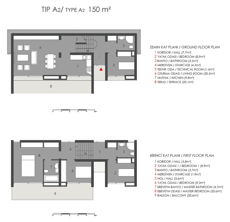 Type A2 - Detached Villa floor plan